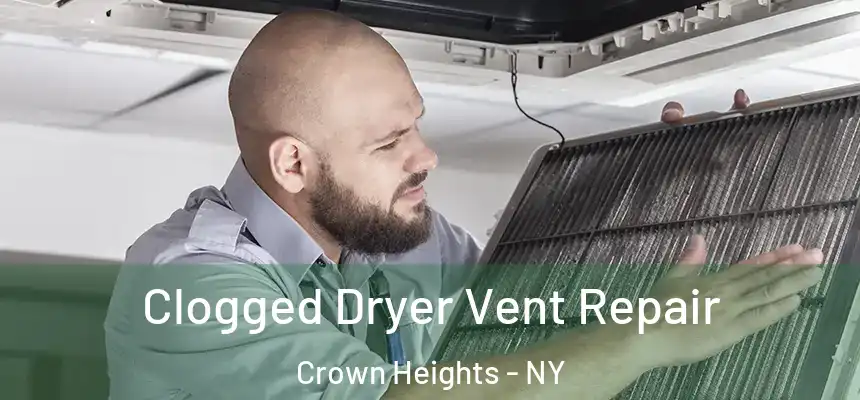 Clogged Dryer Vent Repair Crown Heights - NY