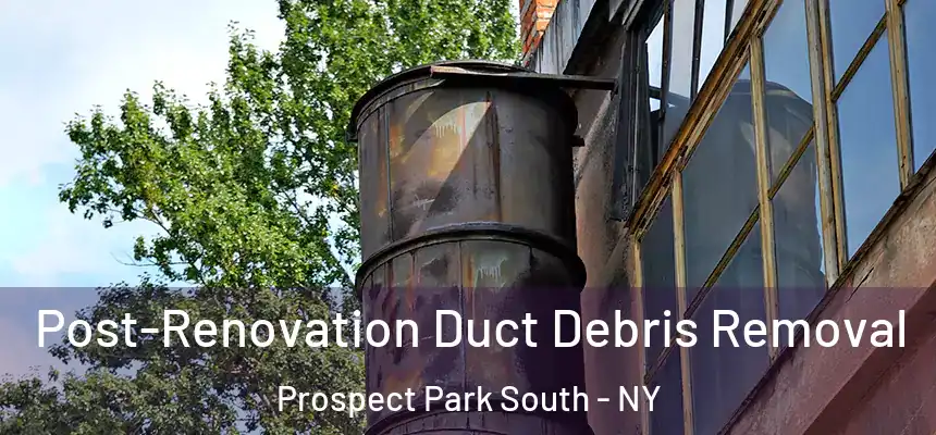 Post-Renovation Duct Debris Removal Prospect Park South - NY